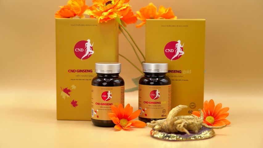 Viên Nhân Sâm CND Ginseng Gold - Tăng Đề Kháng, Bồi Bổ Sức Khỏe từ Nhân Sâm Canada, 60 Viên Hỗ Trợ Năng Lượng và Tinh Thần