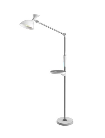 Đèn Bàn Sàn Đọc Sách Protex PRC034L - Đèn LED Thông Minh Cảm Ứng, 3 Mức Sáng, Sạc Điện Thoại Không Dây, Nhiệt Độ 3000K-6500K