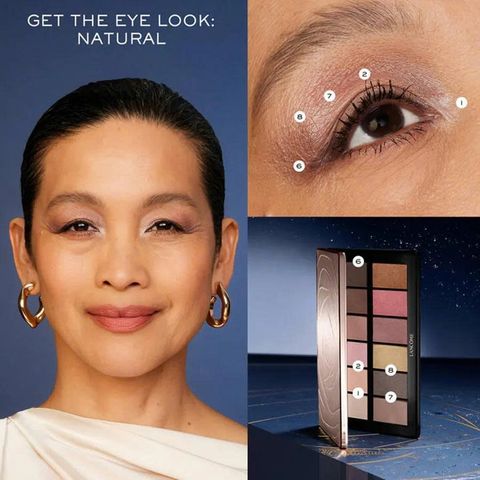 Bảng Phấn Mắt Lancôme Eyeshadow Holiday Palette 12 Ô Màu Phiên Bản Giới Hạn - Bộ Sưu Tập Giáng Sinh 2024, Màu Sắc Tự Nhiên Đầy Quyến Rũ