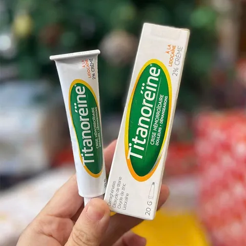 Kem bôi trĩ Titanoreine Pháp 20g