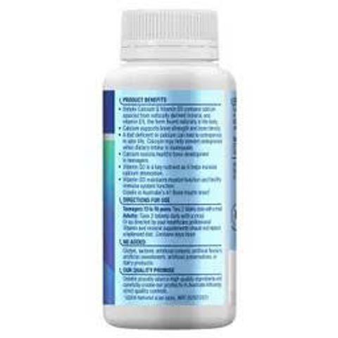 Viên Bổ Sung Canxi Ostelin Calcium & Vitamin D3 của Úc - Hỗ Trợ Phát Triển Xương Chắc Khỏe Cho Mẹ Và Bé