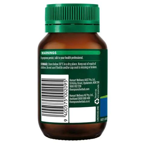 Viên uống bổ não Thompsons One A Day Ginkgo 6000 - Tăng cường trí nhớ và tập trung, 60 viên của Úc