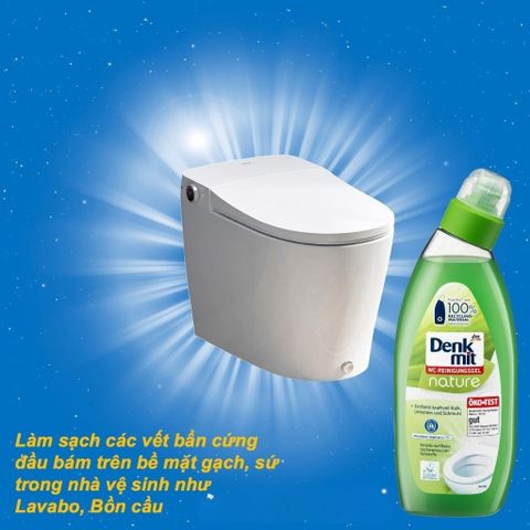 Dung Dịch Tẩy Toilet Denkmit 750ml – Hương Chanh, Hàng Nội Địa Đức