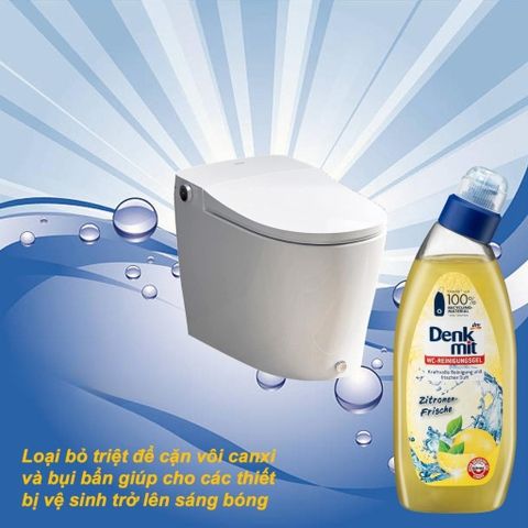 Dung Dịch Tẩy Toilet Denkmit 750ml – Hương Chanh, Hàng Nội Địa Đức