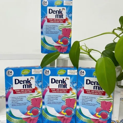 Giấy Giặt Tẩy Trắng & Chống Lem Màu Denkmit - Hàng Đức, Giữ Quần Áo Sáng Đẹp Bền Màu Hiệu Quả, Tiết Kiệm Thời Gian Giặt Dũ