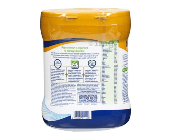 Sữa Ensure Diabetes Care 400g - Dinh Dưỡng Chuyên Biệt Dành Cho Người Tiểu Đường - Hỗ Trợ Quản Lý Đường Huyết Hiệu Quả (Date 12/2026)