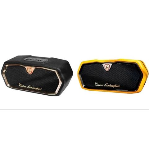 Loa Bluetooth Cao Cấp Tonino Lamborghini TL89 - Da Nappa, TWS, Âm Thanh 360 Độ, Logo Mạ Vàng 18K, Quà Tặng Sang Trọng