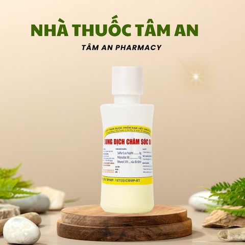 Dung Dịch Chăm Sóc Da Nam Việt 5% Lưu Huỳnh - Chai 60ml Giảm Mụn, Làm Sạch Da, Chống Viêm