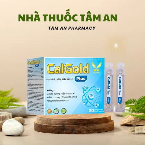 Siro canxi CALGOLD PLUS Hộp 20 ống - Bổ Sung bộ ba D3K2 MK7 tiên tiến ...