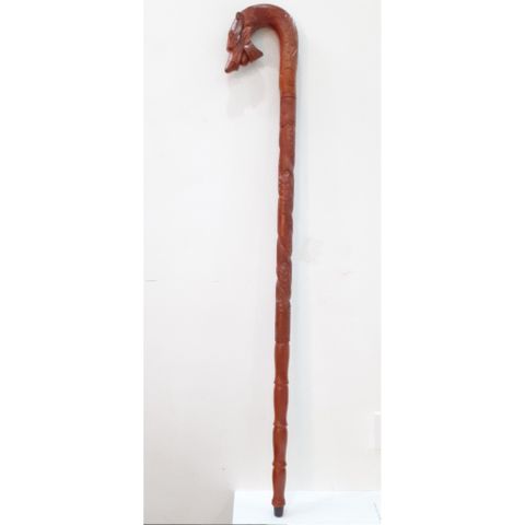 Gậy Đầu Rồng Thân Rồng Gỗ Hương Đá -GGH-002 Hàng chính hãng Vua cờ -Hộp trang sức