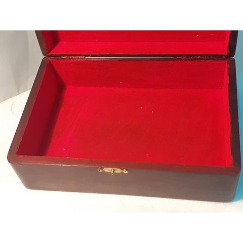 Hộp đựng con dấu gỗ Công Ty kích thước 15 x 22 x9 cm