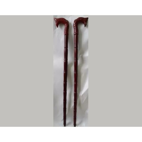 Batoong gỗ, gậy chống bằng song mây cho người già - Dẻo dai, chắc chắn, hỗ trợ việc đi lại cho người lớn tuổi