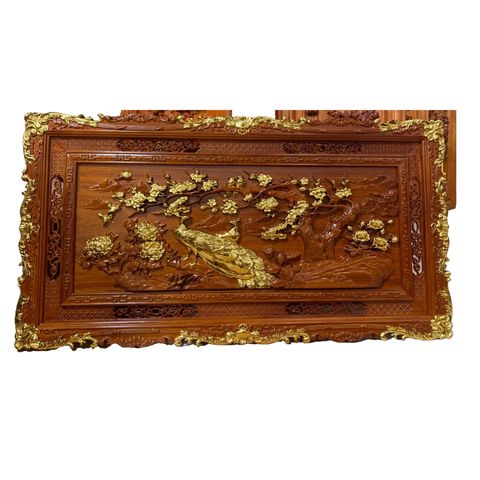 Tranh Treo Tường Gỗ Hương Đỏ Trạm Khắc Phu Thê Viên Mãn - Tác Phẩm Nghệ Thuật Sang Trọng, Ý Nghĩa Quà Tặng Gia Đình