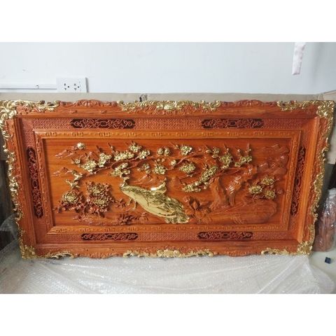 Tranh Treo Tường Gỗ Hương Đỏ Trạm Khắc Phu Thê Viên Mãn - Tác Phẩm Nghệ Thuật Sang Trọng, Ý Nghĩa Quà Tặng Gia Đình