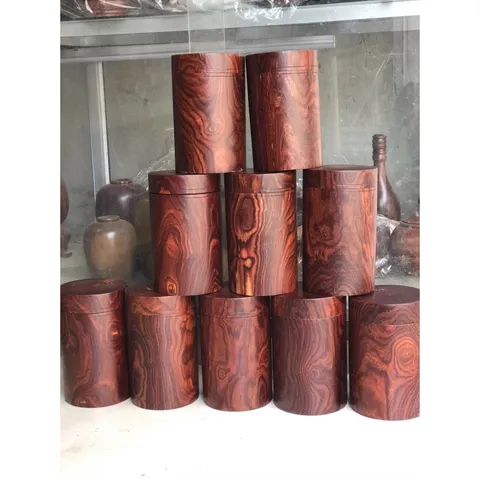 Hộp Trà Gỗ, Hộp Đựng Chè Gỗ Trắc Kích thước 20 x 12 cm