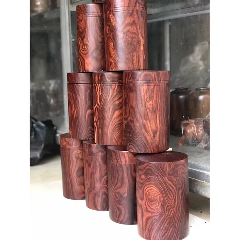 Hộp Trà Gỗ, Hộp Đựng Chè Gỗ Trắc Kích thước 20 x 12 cm