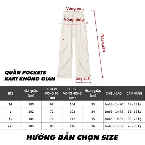 Quần Ống Rộng Trombe - Quần Cargo Unisex Xếp Ly Phong Cách Streetwear Chất Liệu Kaki Thoải Mái Dễ Phối Đồ