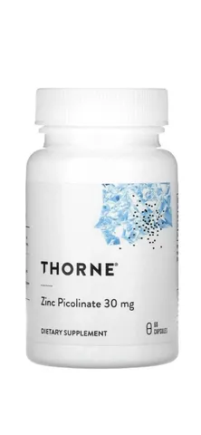Viên uống bổ sung kẽm Thorne Zinc Picolinate 30 mg, 60 Viên của Mỹ