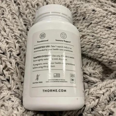 Viên uống bổ sung kẽm Thorne Zinc Picolinate 30 mg, 60 Viên của Mỹ