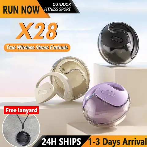 Tai nghe không dây OWS X28 - Bluetooth 5.3, tai nghe thể thao dẫn xương, âm thanh mở, thiết kế thoải mái, dùng lâu dài, sạc nhanh