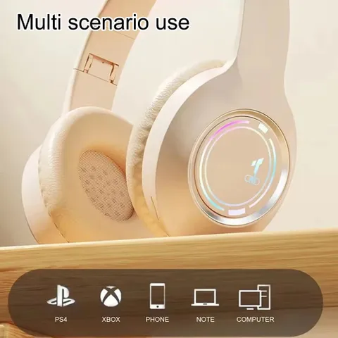 Tai nghe Bluetooth M3 Đeo đầu Gập lại Chống ồn LED Phát sáng Âm thanh nổi Tuổi thọ pin 400mAh Độ trễ thấp Thể thao điện tử