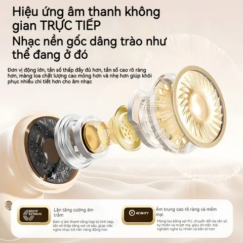 Tai Nghe Không Dây TWS Thể Thao Bluetooth V5.4 - Màn Hình LED, Micrô Tích Hợp, Thời Gian Pin Lên Đến 8 Giờ, Chức Năng Giảm Tiếng Ồn