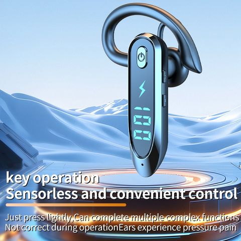 Tai Nghe Bluetooth V6.0 - Tai Đơn Chống Ồn Cho Lái Xe, Shipper, Kinh Doanh - Nghe Nhạc 30 Giờ, Nói Chuyện 35 Giờ, Âm Thanh Stereo Chất Lượng Cao