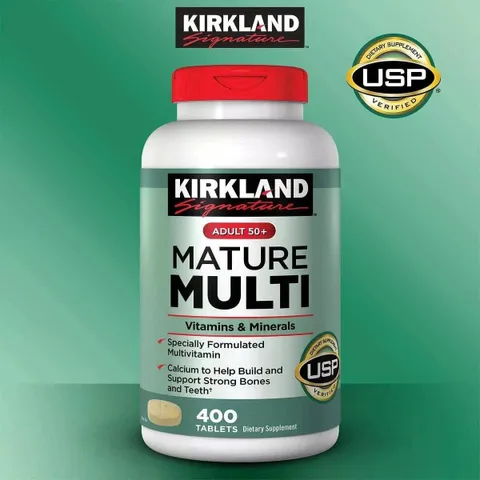 Vitamin tổng hợp Kirkland Mature Multi Adult 50+