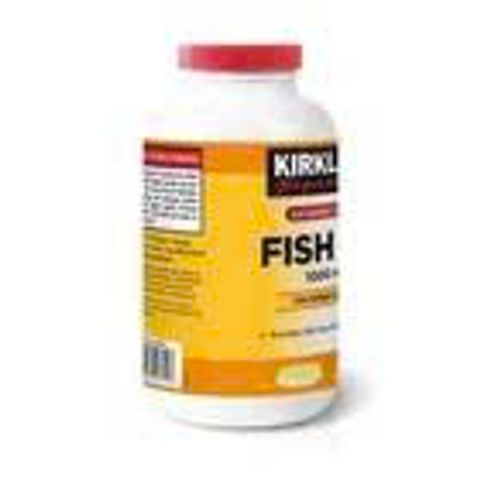 Viên uống Dầu cá Kirkland 1000mg - Hỗ trợ sức khỏe tim mạch và giảm viêm, 400 viên chất lượng cao