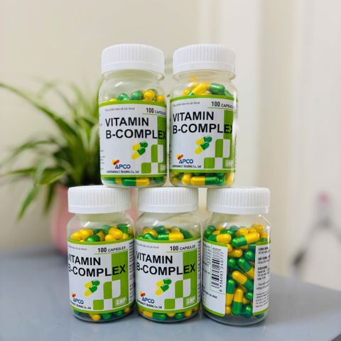 Viên uống B-Complex C Vitamin tổng hợp Nhóm B - B1, B6, B12, 100 viên - Tăng cường sức đề kháng và giảm mệt mỏi