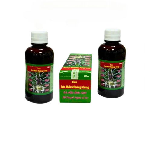Cao Uống Hỗ Trợ Điều Kinh Ích Mẫu Hoàng Cung Tâm Việt - Giảm Đau Bụng Kinh, Bổ Huyết, 200ml Thảo Mộc Tự Nhiên