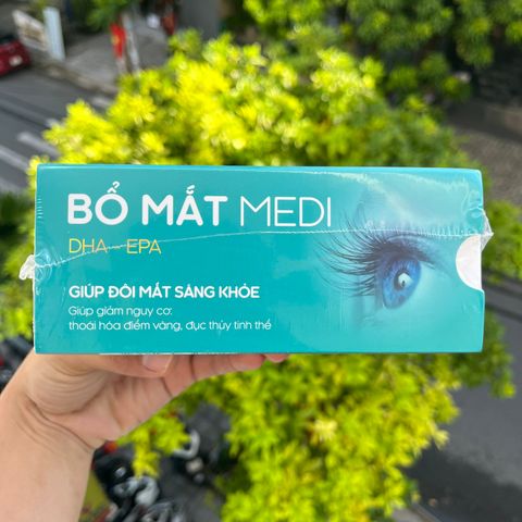Viên Uống Bổ Mắt Shine Eye Gold MEDI DHA-EPA 90 Viên - Ngăn Ngừa Cận Thị, Thoái Hóa Điểm Vàng, Giảm Mỏi Mắt