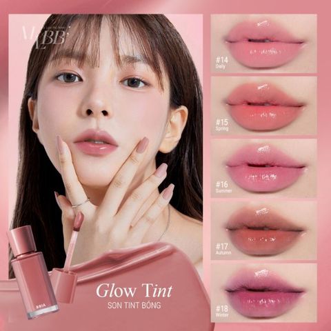 Son Kem Bóng BBIA Glow Tint MLBB 3.2g - Son Tạo Hiệu Ứng Môi Tươi Tắn Từ Hàn Quốc, Giúp Môi Căng Bóng, Quyến Rũ