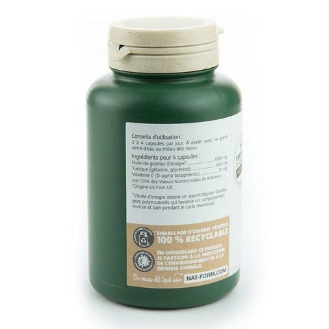 Tinh Dầu Hoa Anh Thảo Nat & Form 200 Viên - Hỗ Trợ Sức Khỏe Từ Thiên Nhiên, Giảm Căng Thẳng, Cải Thiện Da - Sản Phẩm Pháp Chất Lượng Cao