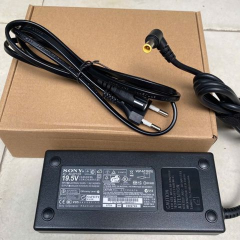 Adapter Nguồn Tivi Sony 19.5V–6.2A / 4.7A Chính Hãng - DC 6.5mm x 4.4mm, Dây Kèm Hộp, Sử Dụng Cho LED/LCD
