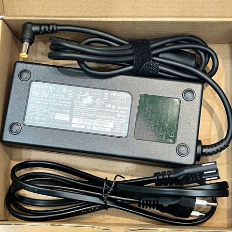 Adapter Nguồn Tivi Sony 19.5V–6.2A / 4.7A Chính Hãng - DC 6.5mm x 4.4mm, Dây Kèm Hộp, Sử Dụng Cho LED/LCD