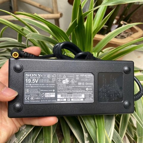 Adapter Nguồn Tivi Sony 19.5V–6.2A / 4.7A Chính Hãng - DC 6.5mm x 4.4mm, Dây Kèm Hộp, Sử Dụng Cho LED/LCD