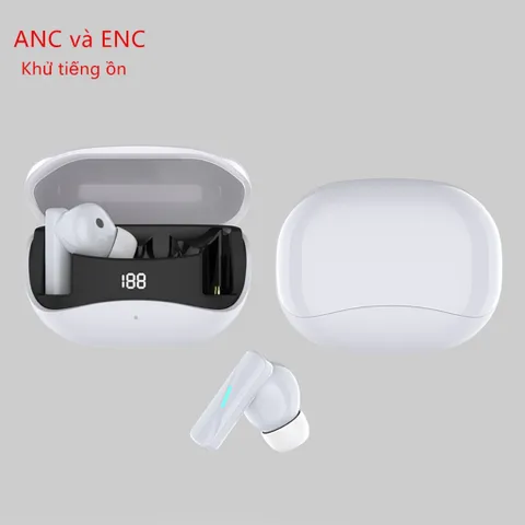 Tai Nghe Không Dây Mate 60 - Bluetooth V5.3, Khử Ồn ENC, Âm Thanh Chân Thực, Thể Thao, Chơi Game, Đàm Thoại, Lý Tưởng Cho Gamer