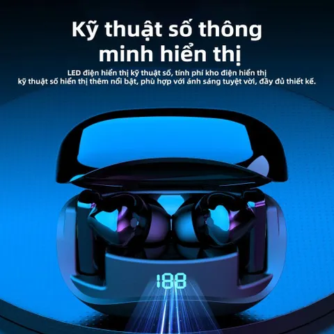 Tai nghe không dây Mate 60 Bluetooth V5.3 - Khử ồn ANC/ENC, Âm thanh chân thực, Thiết kế thể thao, Chơi game, Nghe nhạc mọi lúc mọi nơi