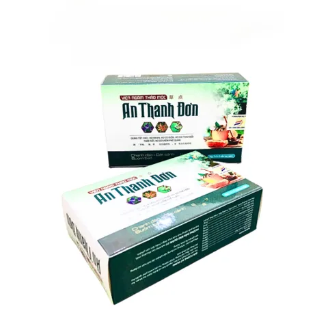 Viên Ngậm Thảo Mộc AN THANH ĐƠN - Giảm Ho, Đau Họng Tự Nhiên, Hỗ Trợ Viêm Phế Quản - Hộp 24 Viên, Giải Pháp Chăm Sóc Sức Khỏe Hô Hấp