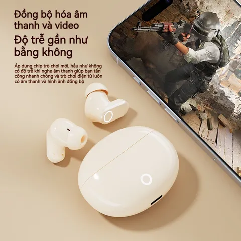Tai Nghe Bluetooth J16 TWS V5.4 - Khử Tiếng Ồn, Thiết Kế Thoải Mái, Chống Nước IPX5, Âm Thanh Sống Động, Pin 200mAh