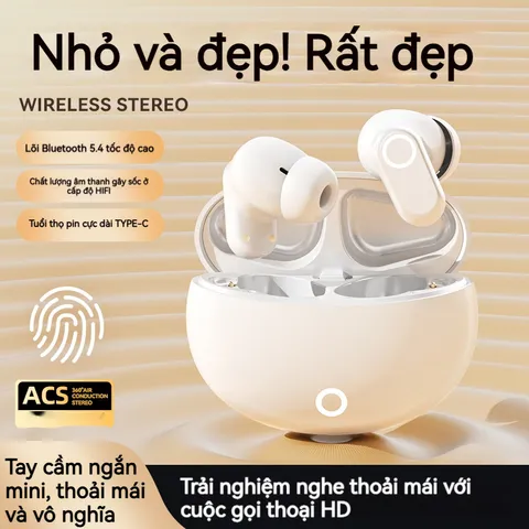 Tai Nghe Không Dây J16 Bluetooth TWS V5.4 - Khử Tiếng Ồn, Thiết Kế Thoải Mái, Chống Nước IPX5, Âm Thanh Sống Động