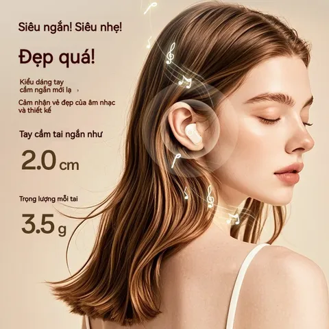 Tai Nghe Không Dây J16 Bluetooth TWS V5.4 - Khử Tiếng Ồn, Thiết Kế Thoải Mái, Chống Nước IPX5, Âm Thanh Sống Động