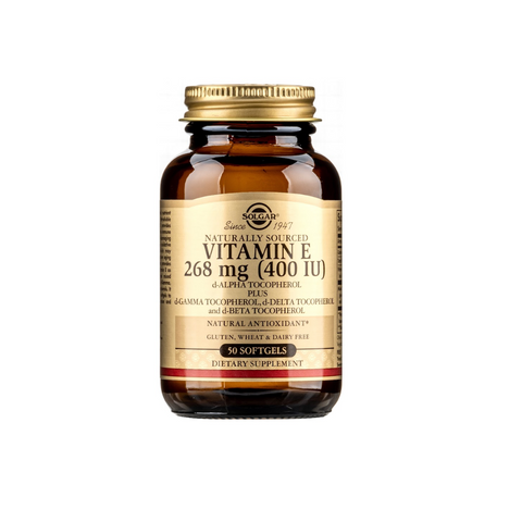 Vitamin E 400 IU Solgar - Viên Uống Chống Oxy Hóa Tăng Cường Sức Khỏe Da và Tim Mạch - Hỗ Trợ Duy Trì Thanh Xuân 50 Viên