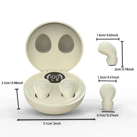 Tai Nghe Không Dây SK31 Vô Hình Bluetooth V5.4 - Thiết Kế Nhỏ Gọn, Âm Thanh Chất Lượng, Thời Gian Sử Dụng 25 Giờ 370776