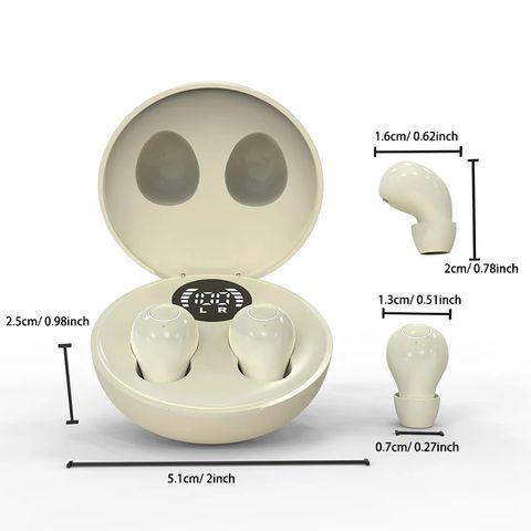 Tai Nghe Không Dây SK31 Vô Hình Bluetooth V5.4 - Thiết Kế Nhỏ Gọn, Âm Thanh Chất Lượng, Thời Gian Sử Dụng 25 Giờ