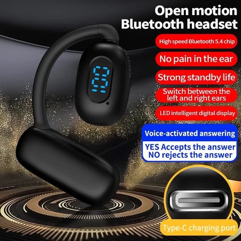 Tai Nghe Không Dây Mini V21 ( 1 tai ) Bluetooth V5.4 - Giảm Tiếng Ồn, Âm Thanh Stereo, Pin Lâu, Phù Hợp Lái Xe, Shipper, Thể Thao