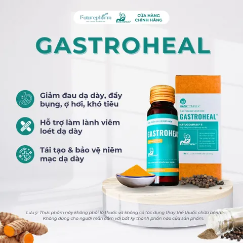 Combo 7 Lọ Gastroheal - Thực Phẩm Bảo Vệ Sức Khỏe Giảm Đau Dạ Dày và Trào Ngược - Tặng 3 Lọ và 1 Ly Sứ Cao Cấp