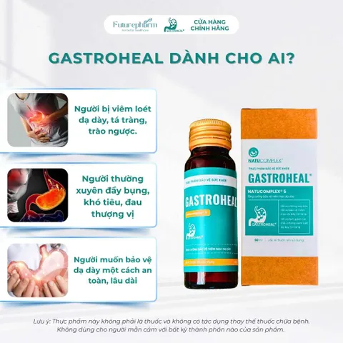 Combo 15 Lọ Gastroheal - Thực Phẩm Bảo Vệ Sức Khỏe, Hỗ Trợ Giảm Đau Dạ Dày, Trào Ngược, Bảo Vệ Niêm Mạc, Tặng 8 Lọ Thực Phẩm Chất Lượng