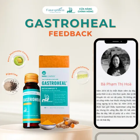Combo 15 Lọ Gastroheal - Thực Phẩm Bảo Vệ Sức Khỏe, Hỗ Trợ Giảm Đau Dạ Dày, Trào Ngược, Bảo Vệ Niêm Mạc, Tặng 8 Lọ Thực Phẩm Chất Lượng